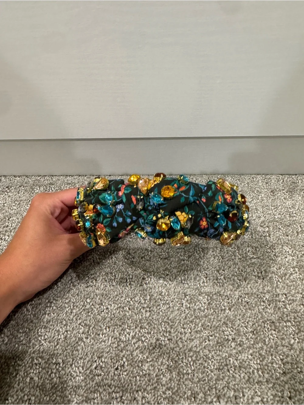 Brand New Lele Sadoughi x Liberty Candy Jeweled Knotted Headband.